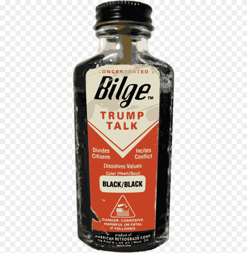 Image Of Bilge Trump Talk Bottle T Shirt Donald Trump, Can, Tin Png