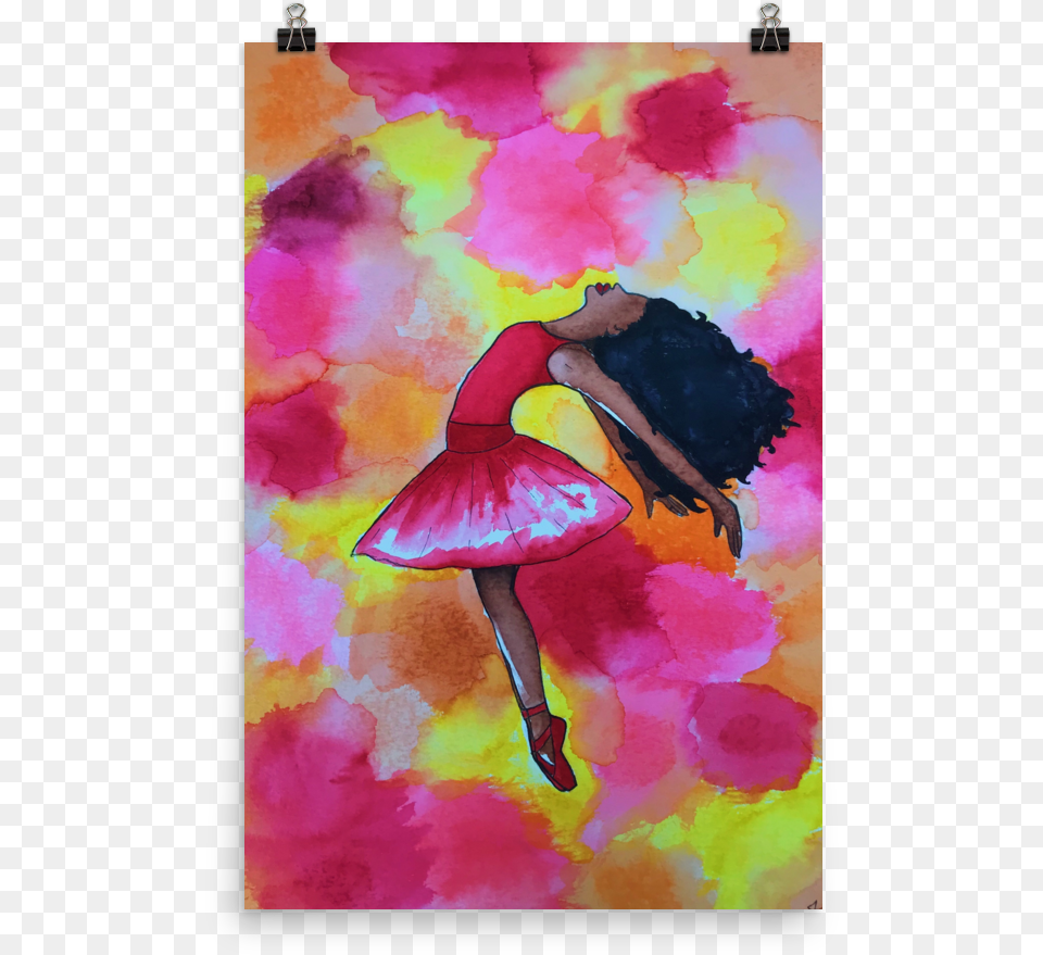 Image Of Black Girl Magic Prints Painting, Dancing, Leisure Activities, Person Free Png Download