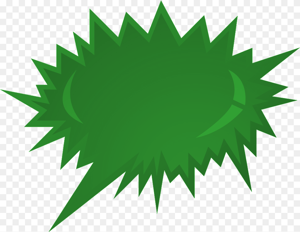 Image Of Blast 3 Green Explosion Clip Clipart Green Explosion On Transparent Background, Leaf, Plant, Grass, Accessories Free Png Download
