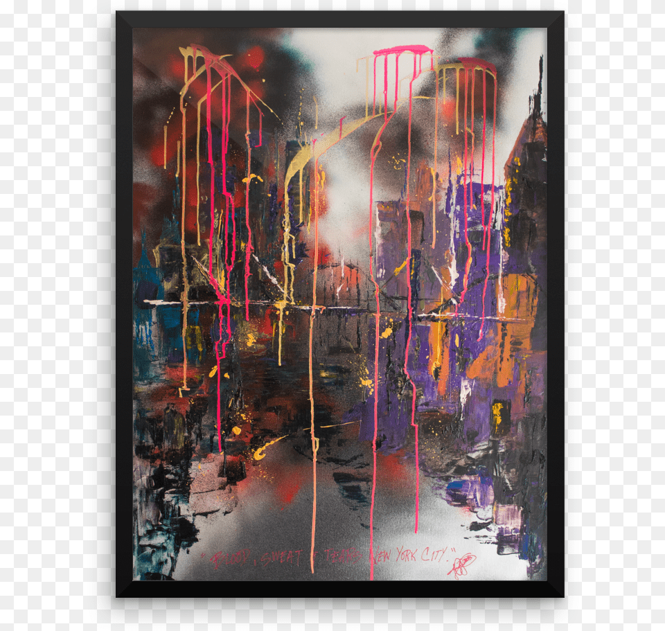 Image Of Blood Sweat Amp Tears New York City Modern Art, Collage, Modern Art, Painting Free Transparent Png