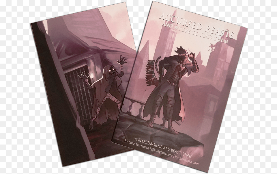 Image Of Bloodborne Accursed Beasts Zine Bloodborne, Book, Publication, Adult, Male Free Transparent Png