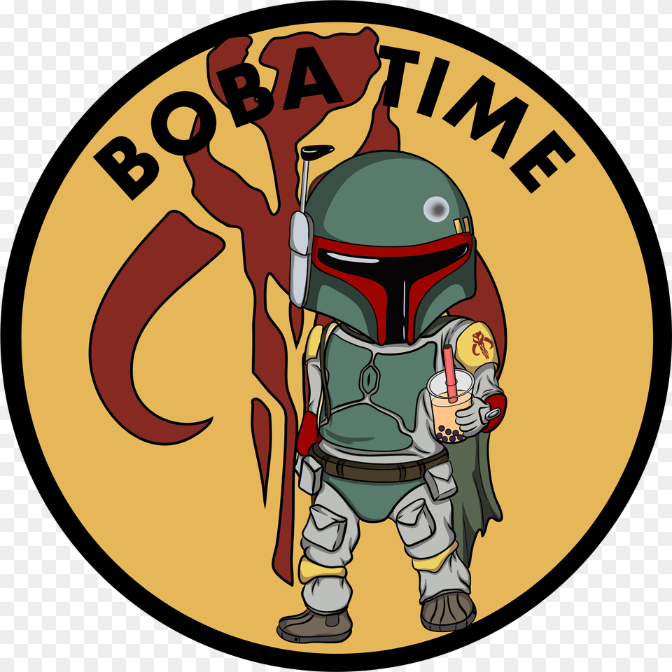 Image Of Boba Time Fish Fry Friday Clipart, Baby, Person, Symbol Free Png Download