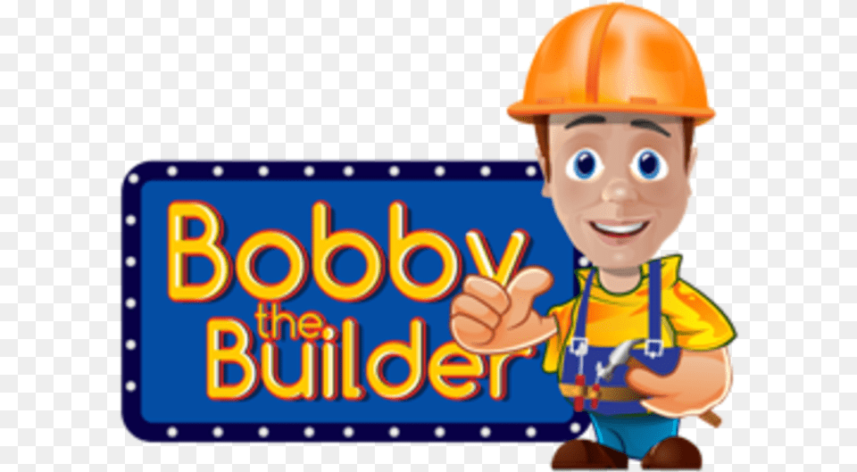 Image Of Bobby The Builder Bobby The Builder, Clothing, Hardhat, Helmet, Baby Png