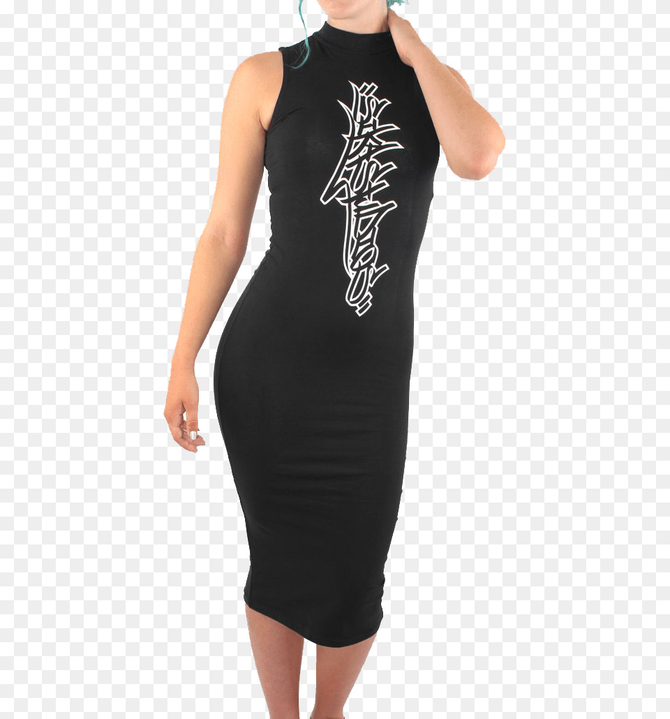 Image Of Boss Lady Sika Body Con Little Black Dress, Adult, Clothing, Female, Person Free Png Download