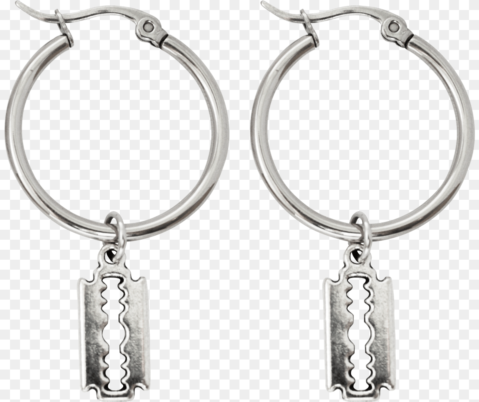 Image Of Broken Hoop Earrings Earrings, Accessories, Earring, Jewelry, Necklace Png