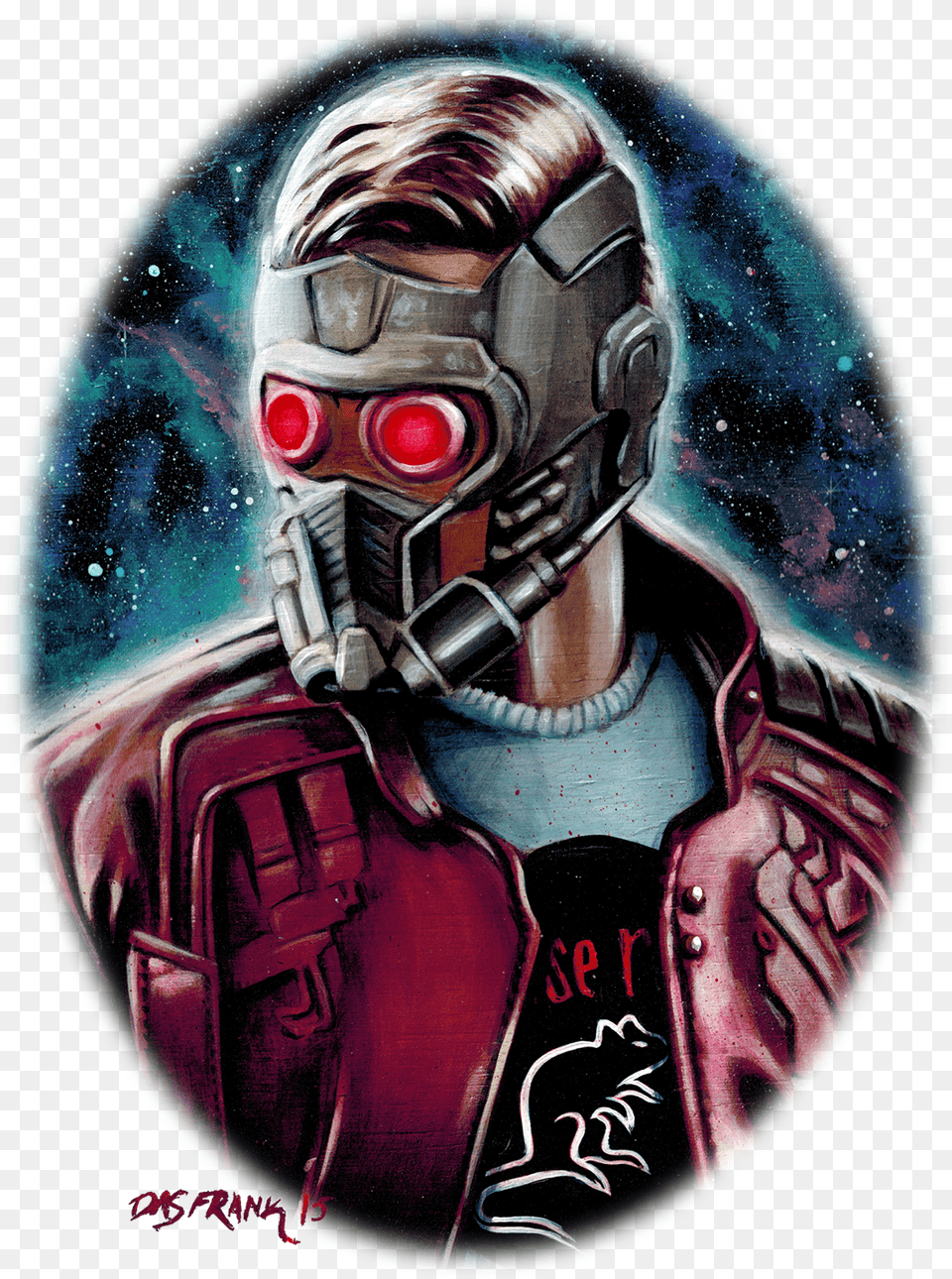 Image Of Burt Macklin Starlord T Shirt Art, Person, Face, Head Free Png Download