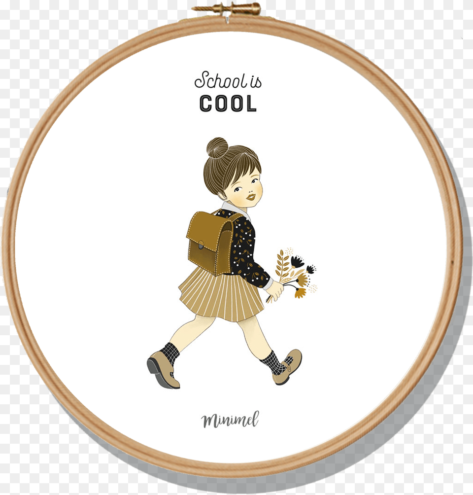Image Of Cadre School Is Cool School Is Cool Frame Illustration, Photography, Baby, Person, Pattern Free Transparent Png