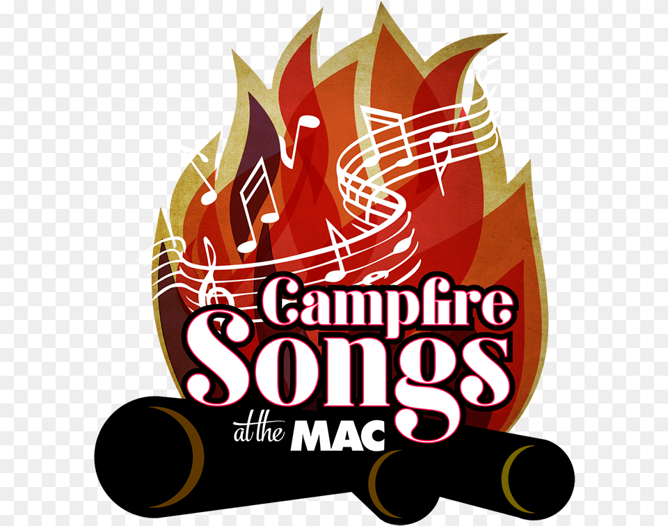 Of Campfire With The Words Campfire Songs At Song, Advertisement, Poster, Dynamite, Weapon Png Image