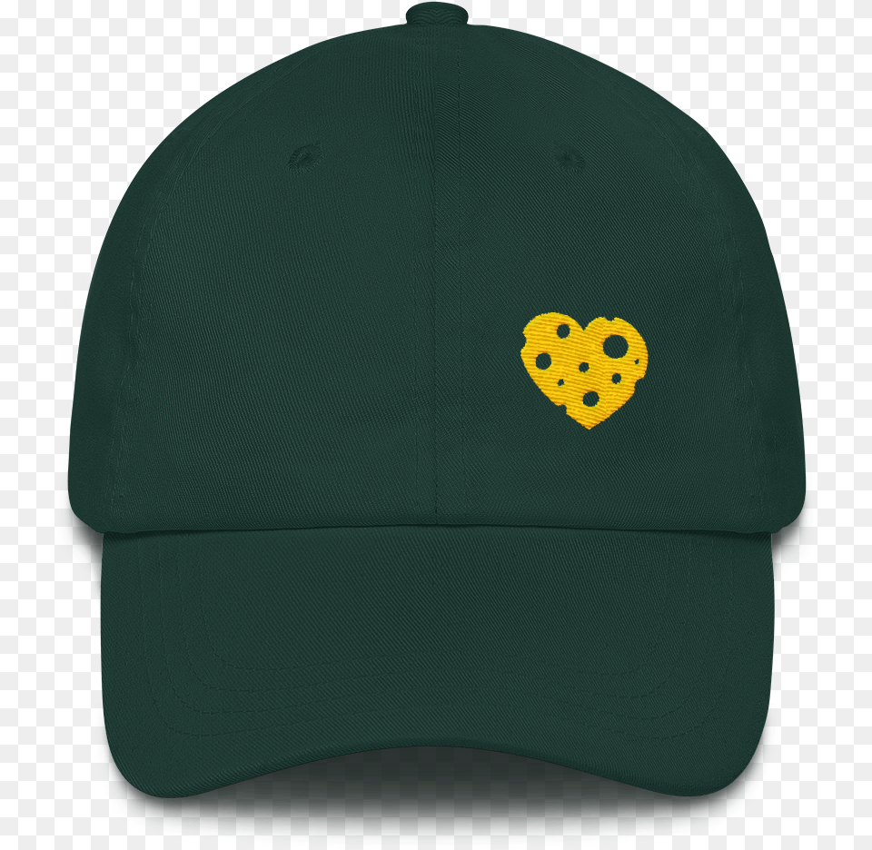 Image Of Cheese Heart Hat Baseball Cap, Baseball Cap, Clothing Png