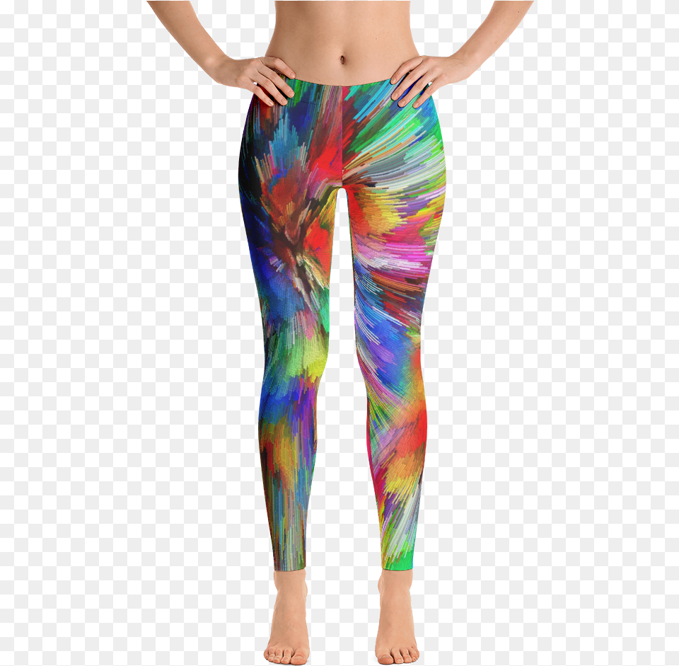 Image Of Color Explosion Leggings Baltimore Ravens Leggings Frauen Nfl Fan Gear Baltimore, Clothing, Hosiery, Pants, Tights Free Png