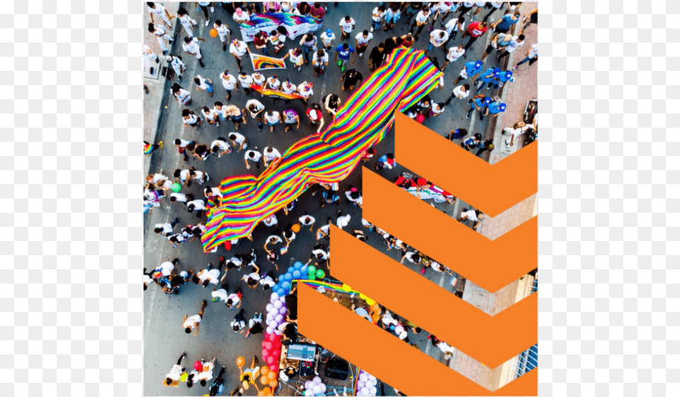 Image Of Crowd Of People With A Rainbow Flag Toronto Pride Parade 2019 Road Closures, Person Free Png Download