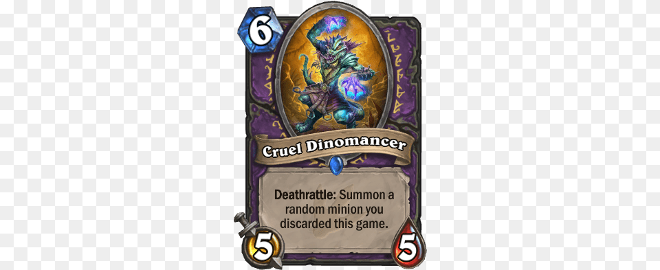 Image Of Cruel Dinomancer Hearthstone Card Blade Of C Thun, Advertisement, Poster Png