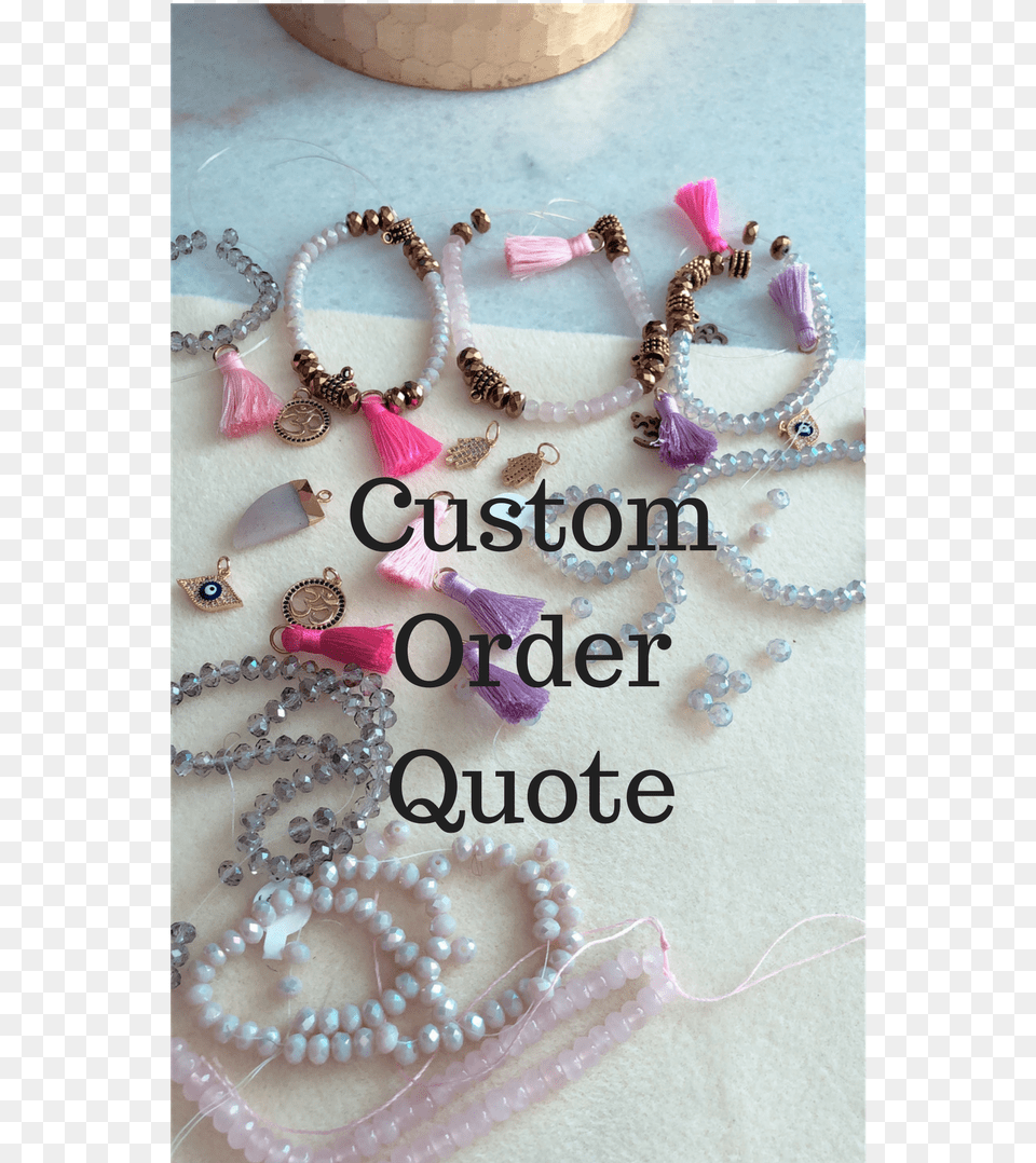 Image Of Custom Order Request Charm Tassel Bracelets Bead, Accessories, Jewelry, Bracelet, Necklace Free Png Download