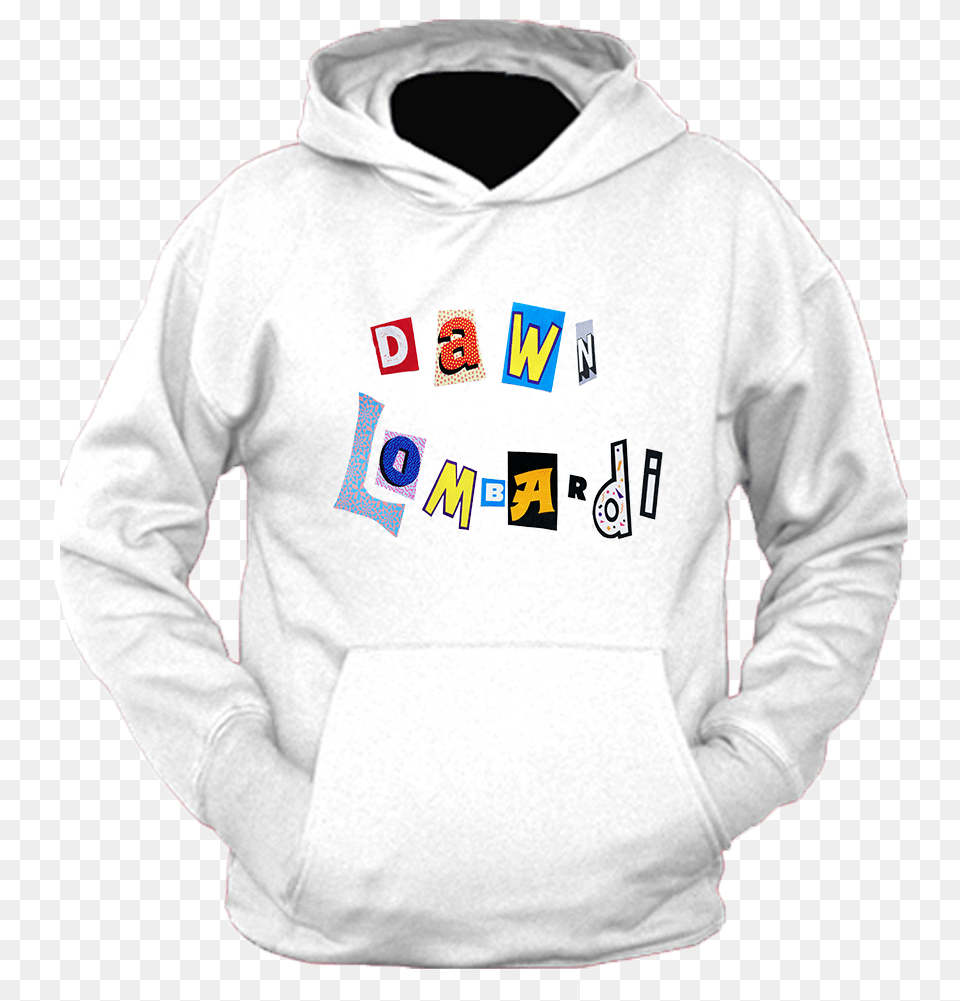 Of Dawn Lombardi Ransom Note Hoodie Xl Harley Davidson Motorcycle Hoodie Hoody, Clothing, Knitwear, Sweater, Sweatshirt Png Image