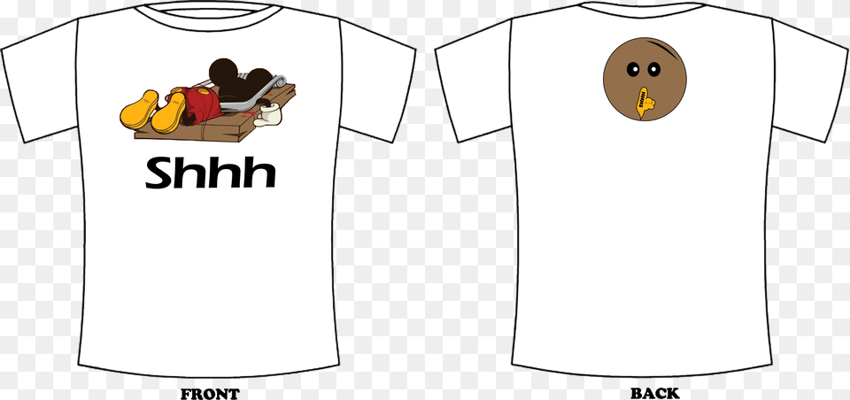 Image Of Dead Rat Shhh Cartoon, Clothing, Shirt, T-shirt, Adult Free Png