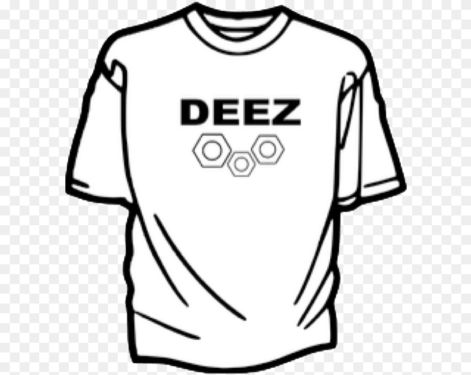 Image Of Deez Nuts T Shirt T Shirt Clip Art, Clothing, T-shirt Free Png Download