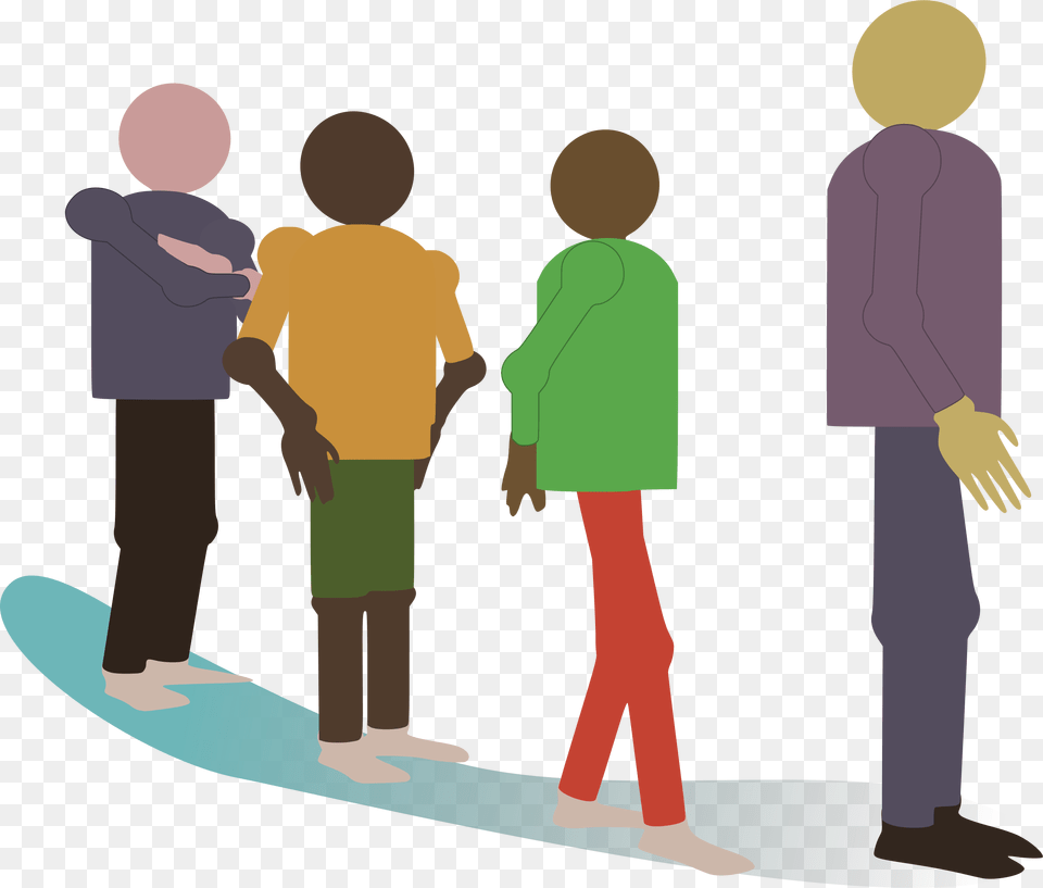Image Of Different People Standing In People Line Icon, Water, Sea Waves, Sleeve, Outdoors Free Png