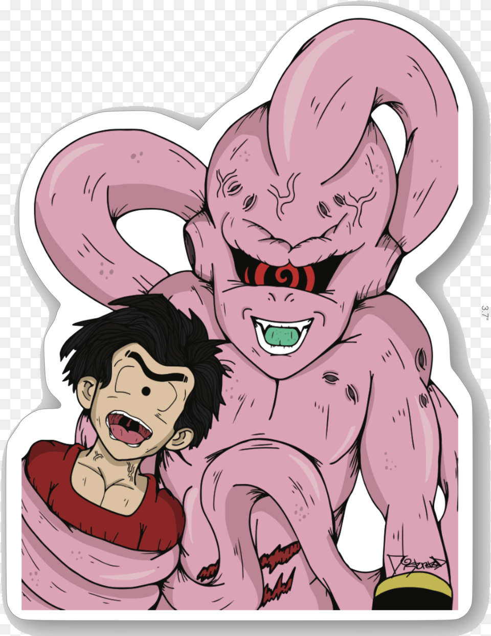 Image Of Distortedd Kid Buu Cartoon, Book, Comics, Publication, Baby Free Png Download