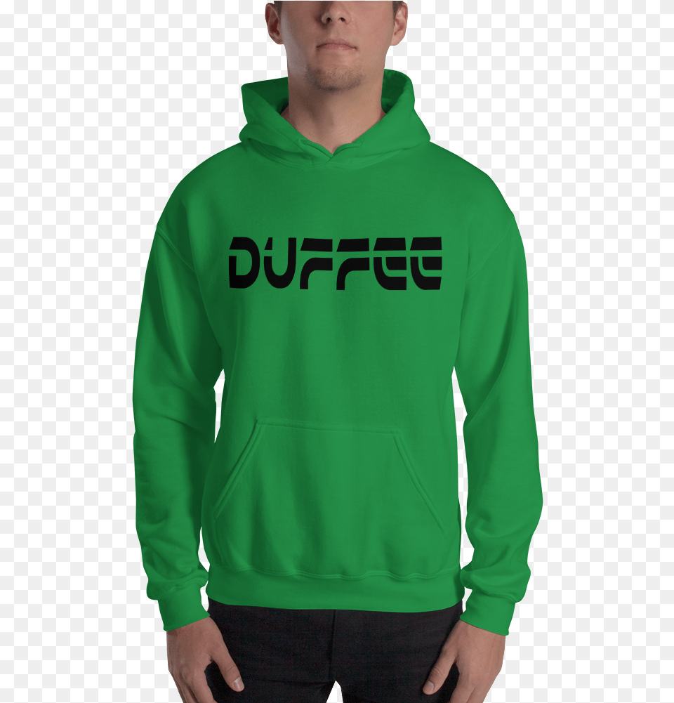 Of Duffee Hoodie With Black Design T Shirt, Clothing, Knitwear, Sweater, Sweatshirt Png Image