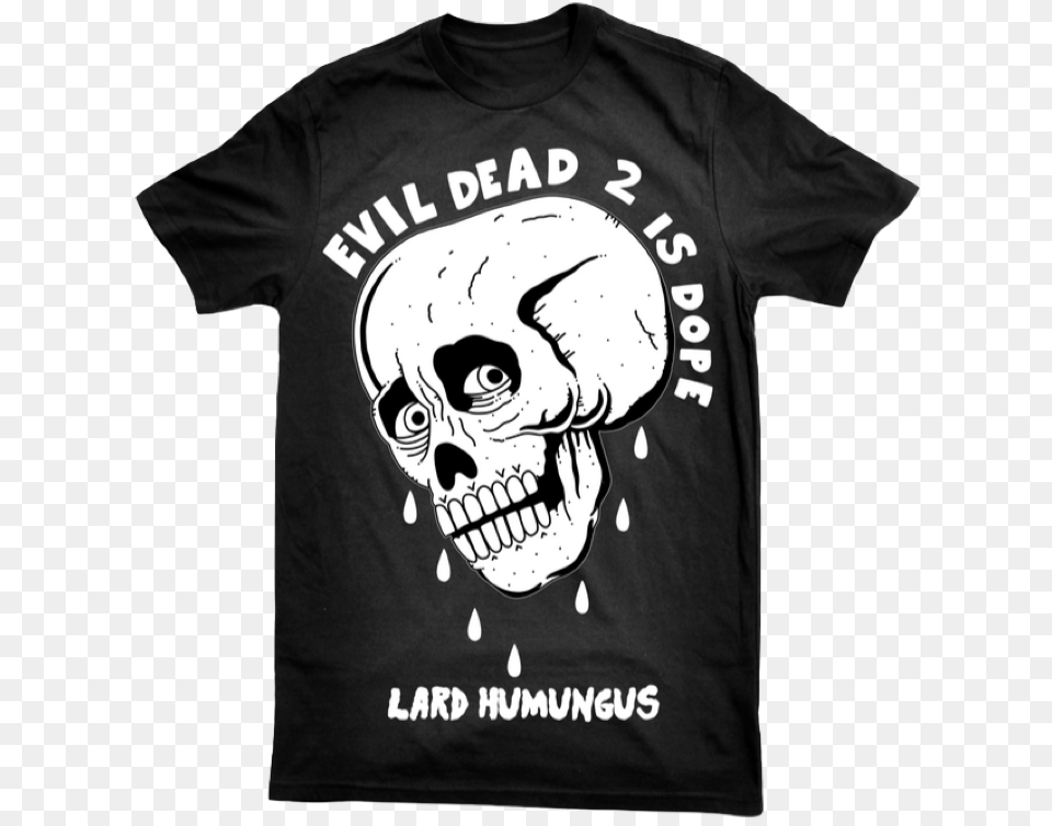 Image Of Evil Dope 2 Shirt Reprint Skull, Clothing, T-shirt, Face, Head Png