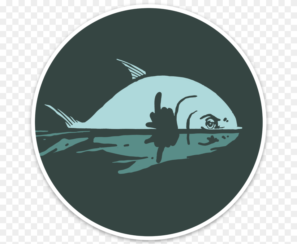 Image Of Fu Sticker Silhouette, Animal, Fish, Sea Life, Tuna Png