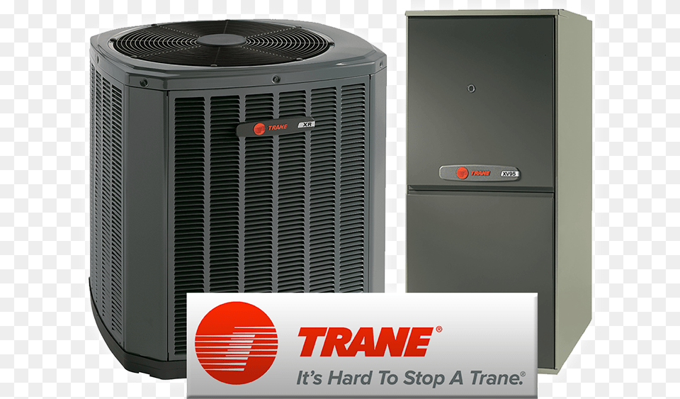 Image Of Furnace And Air Conditioning Unit With Trane Trane, Device, Appliance, Electrical Device, Refrigerator Free Png