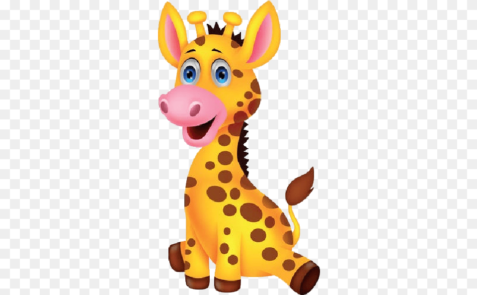 Image Of Giraffe Clipart Giraffe Clip Art Clipartoons, Baby, Person, Animal Free Png Download