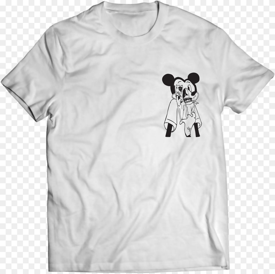 Image Of Hand Drawn Mickey Mouse Skull Design For 2020 T Shirt, Clothing, T-shirt, Animal, Bear Free Transparent Png