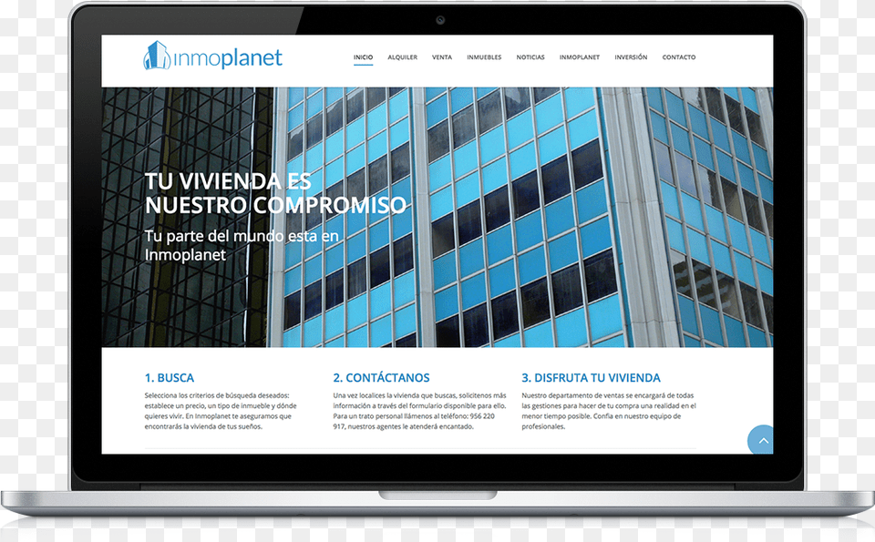 Image Of Inmoplanet Web Design, Architecture, Building, City, Office Building Free Png Download