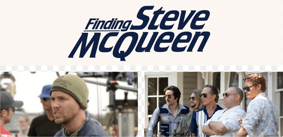 Image Of Interview From Finding Steve Mcqueen With Finding Steve Mcqueen Logo, Hat, Baseball Cap, Cap, Clothing Free Png Download
