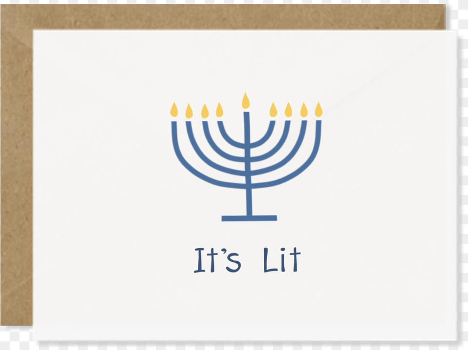 Image Of It S Lit Hanukkah, Festival, Hanukkah Menorah, Candle Free Png Download