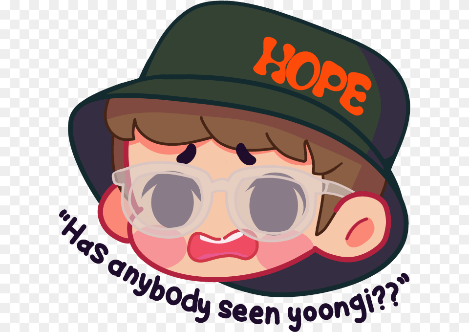 Of J Hope Yoongi, Accessories, Hat, Goggles, Glasses Png Image