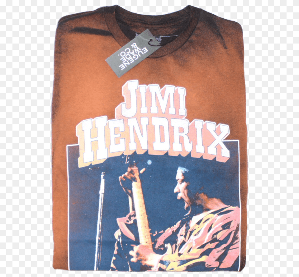Image Of Jimi Hendrix Illustration, T-shirt, Clothing, Person, Man Free Png Download
