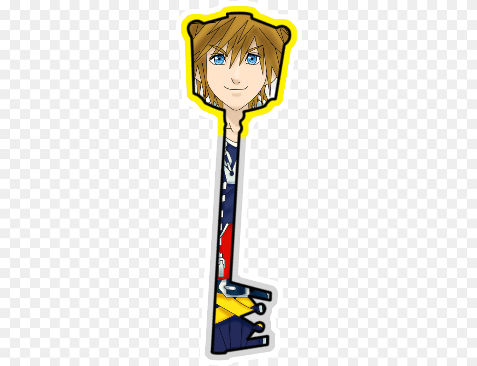 Image Of Keyblade Sora Cartoon, Boy, Child, Person, Male Png