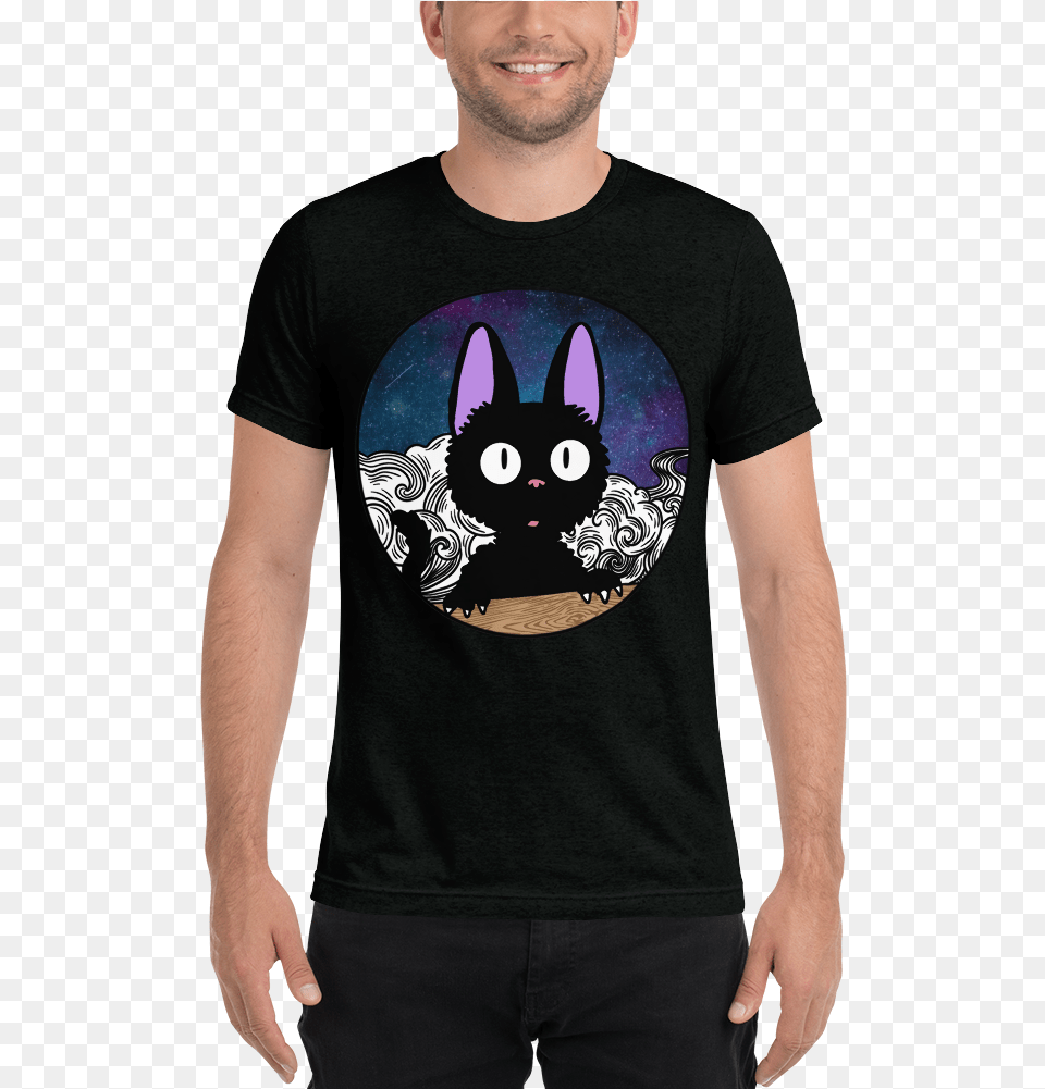 Image Of Kiki S Delivery Service T Shirt Pole Vault, T-shirt, Clothing, Person, Man Free Png