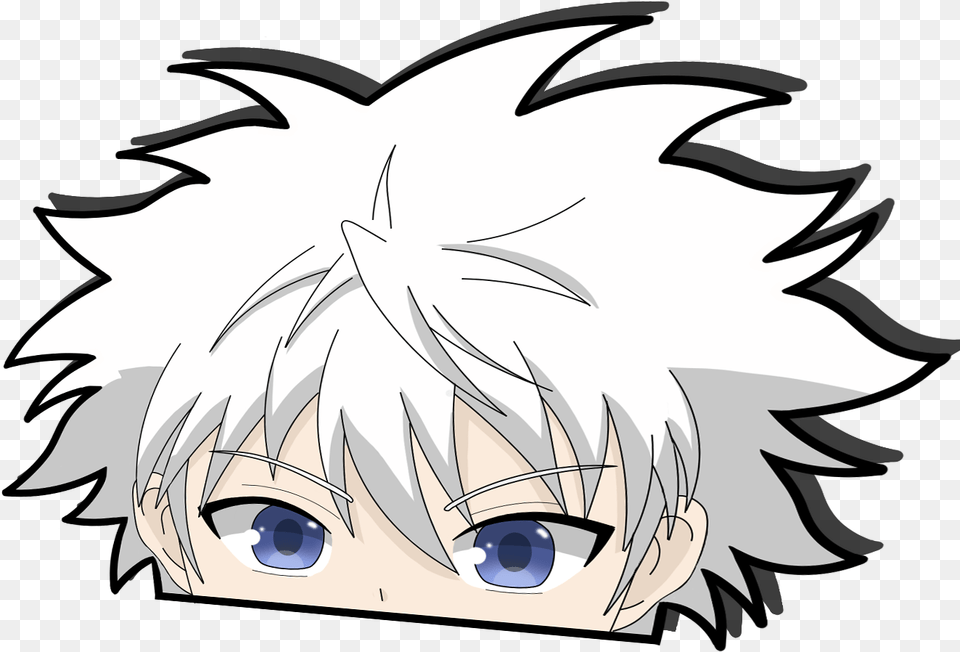 Image Of Killua Peeker, Book, Comics, Publication, Anime Free Png Download