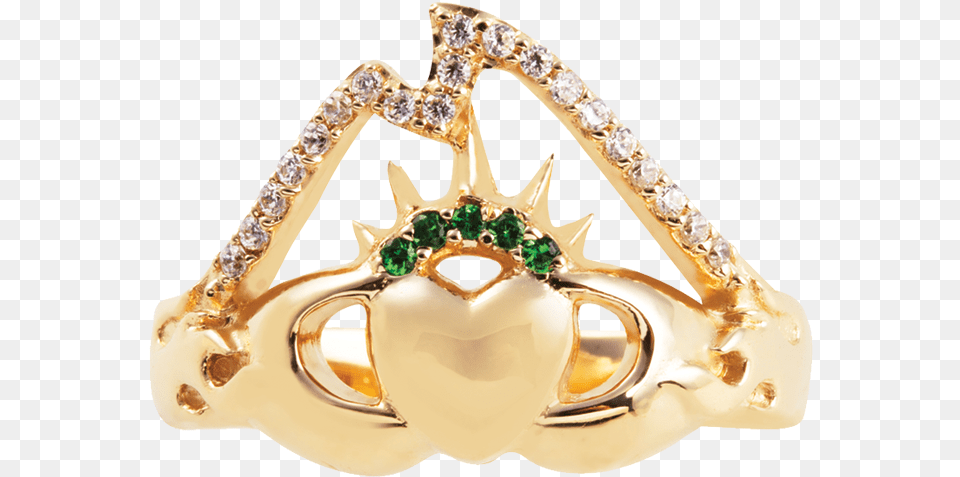 Image Of Liberty Claddagh Ring Pre Engagement Ring, Accessories, Gemstone, Jewelry, Diamond Free Transparent Png