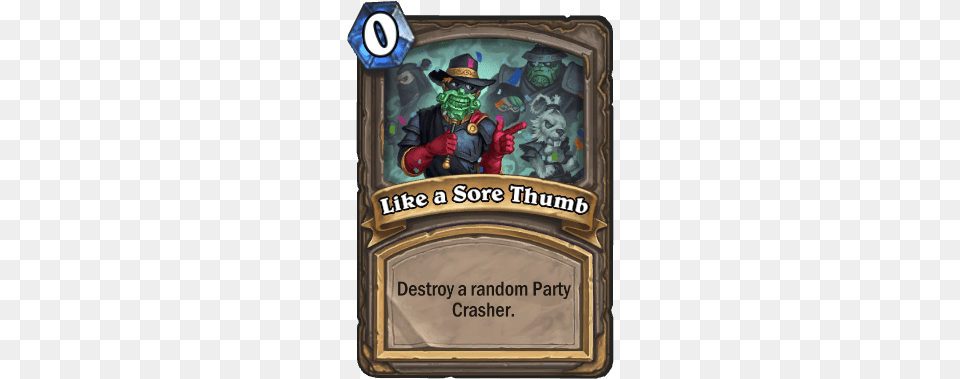 Of Like A Sore Thumb Hearthstone Card, Book, Clothing, Comics, Glove Png Image