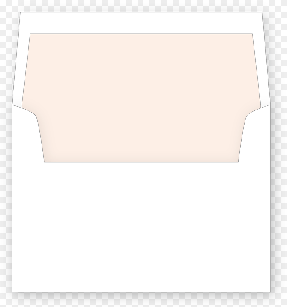 Image Of Liner Shade Blush Envelope With Liner, Mail, White Board Png