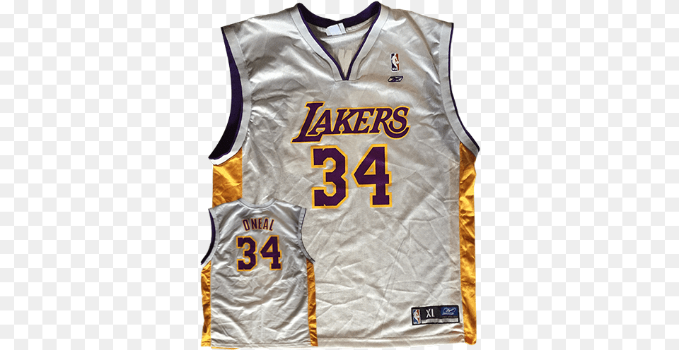 Of Los Angeles Lakers Shaquille O39neal Jersey Pets First Los Angeles Lakers Nba Dog Pet Jersey Medium, Clothing, Shirt, T-shirt Png Image