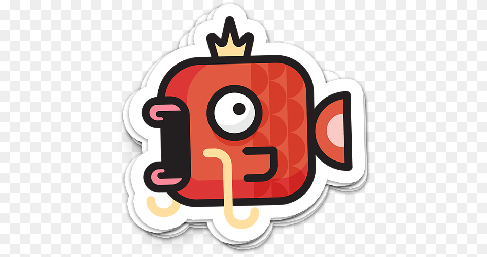 Image Of Magikarp Sticker Sticker, Dynamite, Weapon Free Png