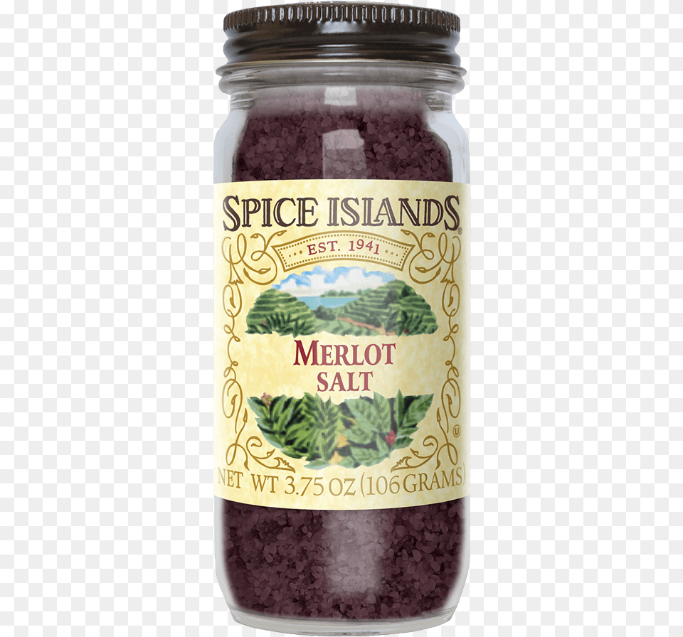 Image Of Merlot Salt Spice Islands Seasoning, Herbal, Herbs, Jar, Plant Png