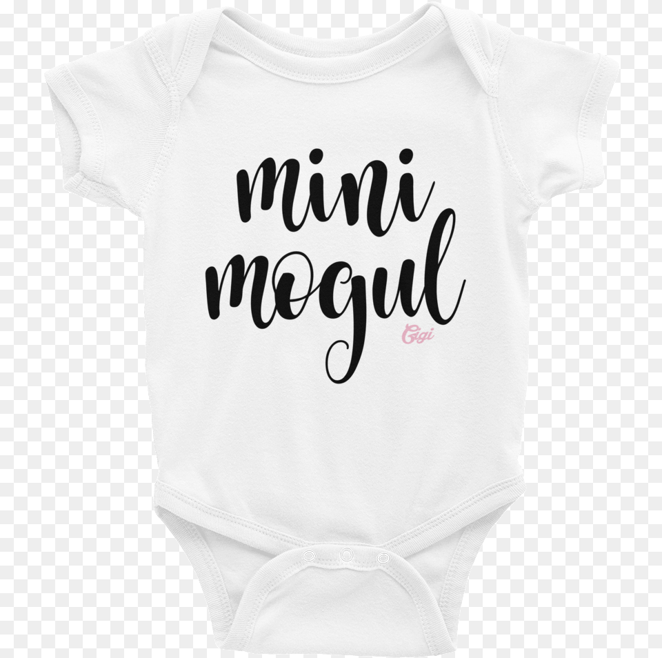Of Mini Mogul Baby Onesie Active Shirt, Clothing, T-shirt Png Image