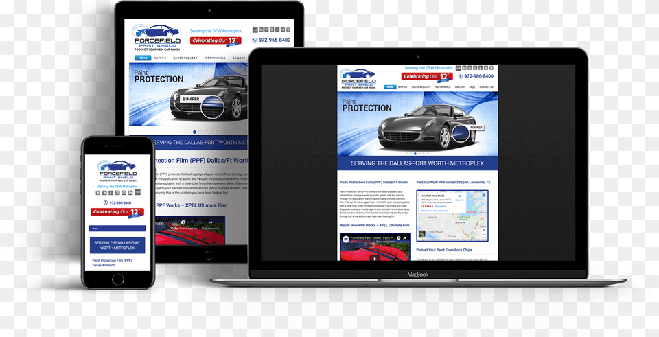 Image Of Mobile Responsive Website Design For Automotive Web Design, Computer, Electronics, Car, Vehicle Free Transparent Png