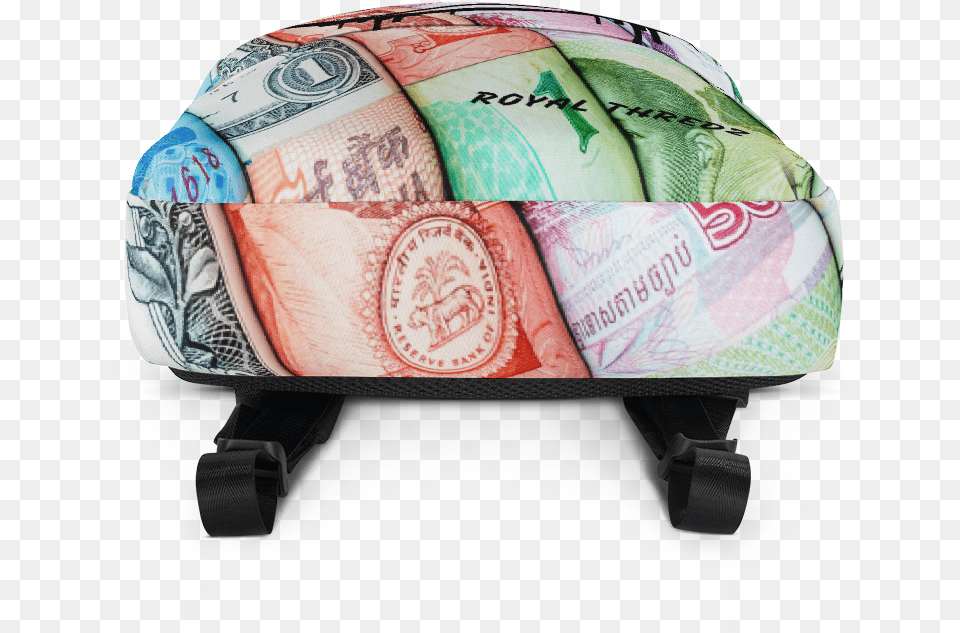 Image Of Money Roll Backpack Messenger Bag, Helmet, Crash Helmet, First Aid Free Transparent Png