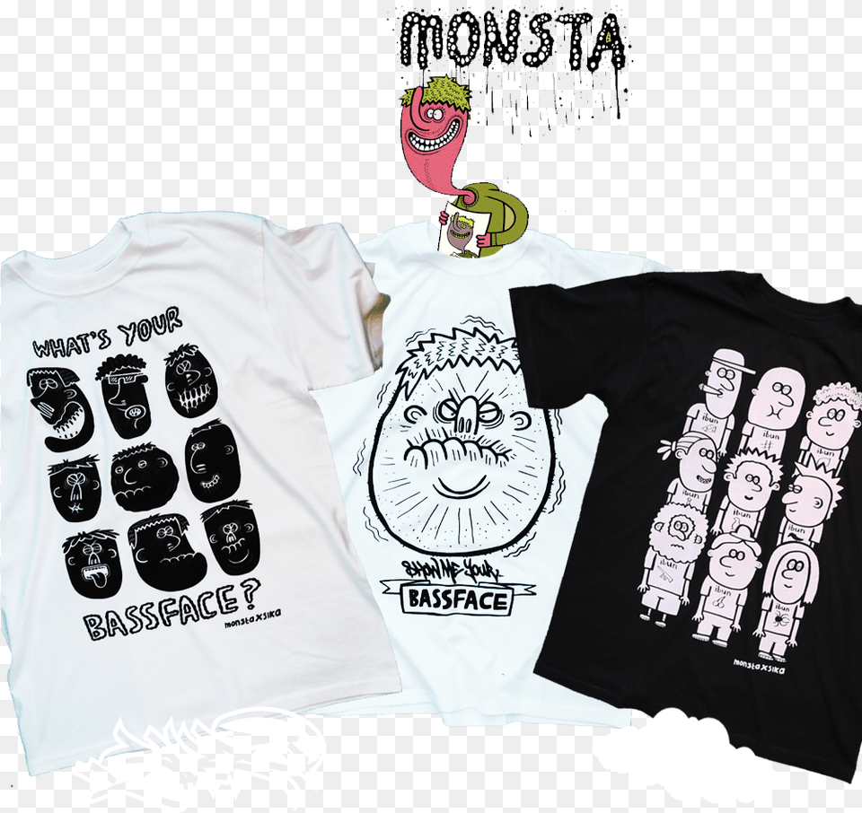 Image Of Monsta X Sika Range Fashion Design, Clothing, Shirt, T-shirt, Face Free Png