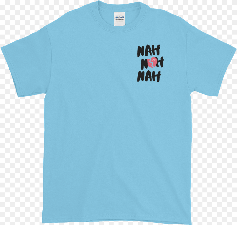 Image Of Nah Nah Nah Tee Baby Blue Pastel Blue T Shirt, Clothing, T-shirt Free Png Download