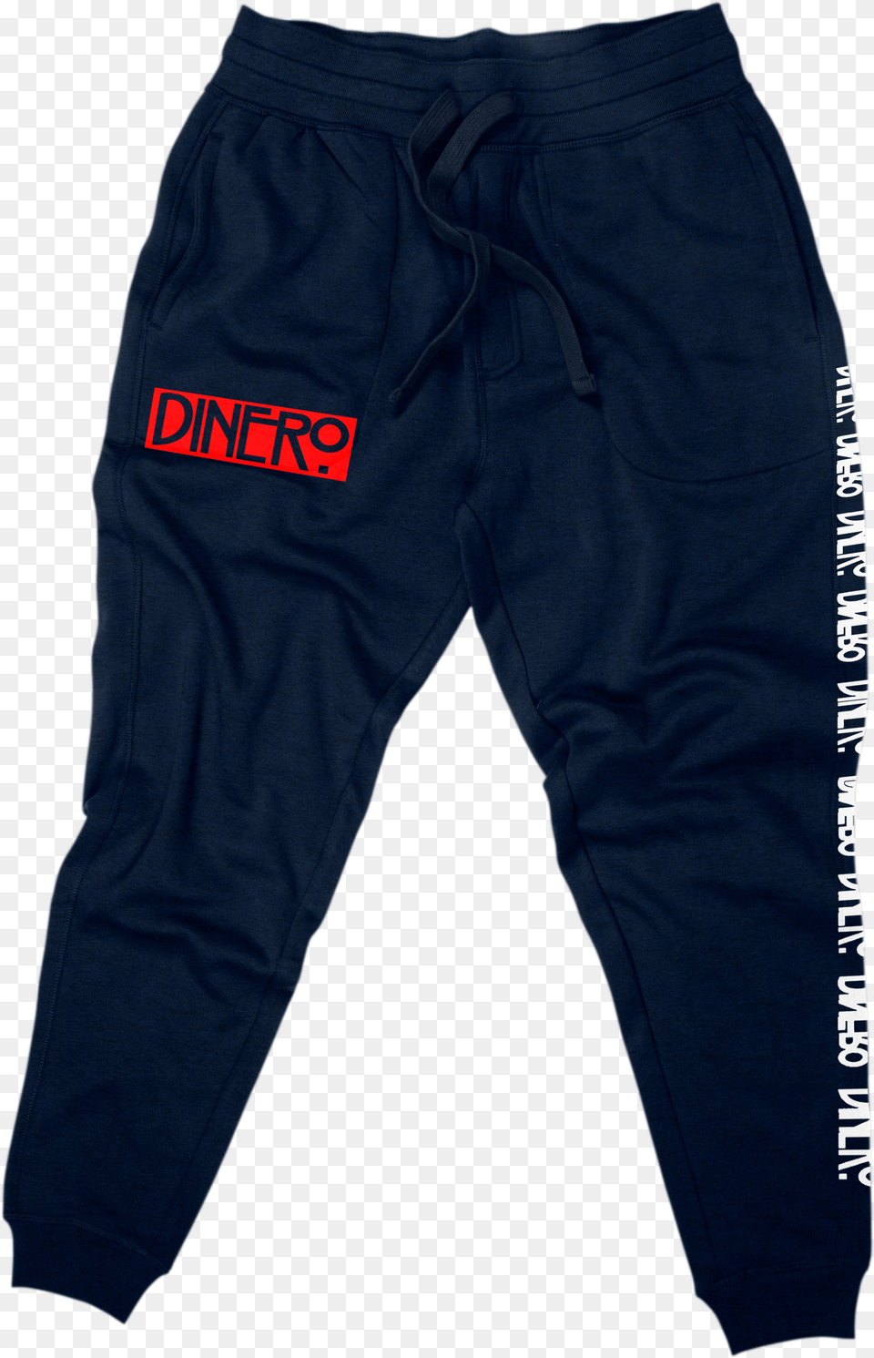 Image Of Navy Blue Dinero Clothing Joggers Pocket, Purple, Logo Free Transparent Png
