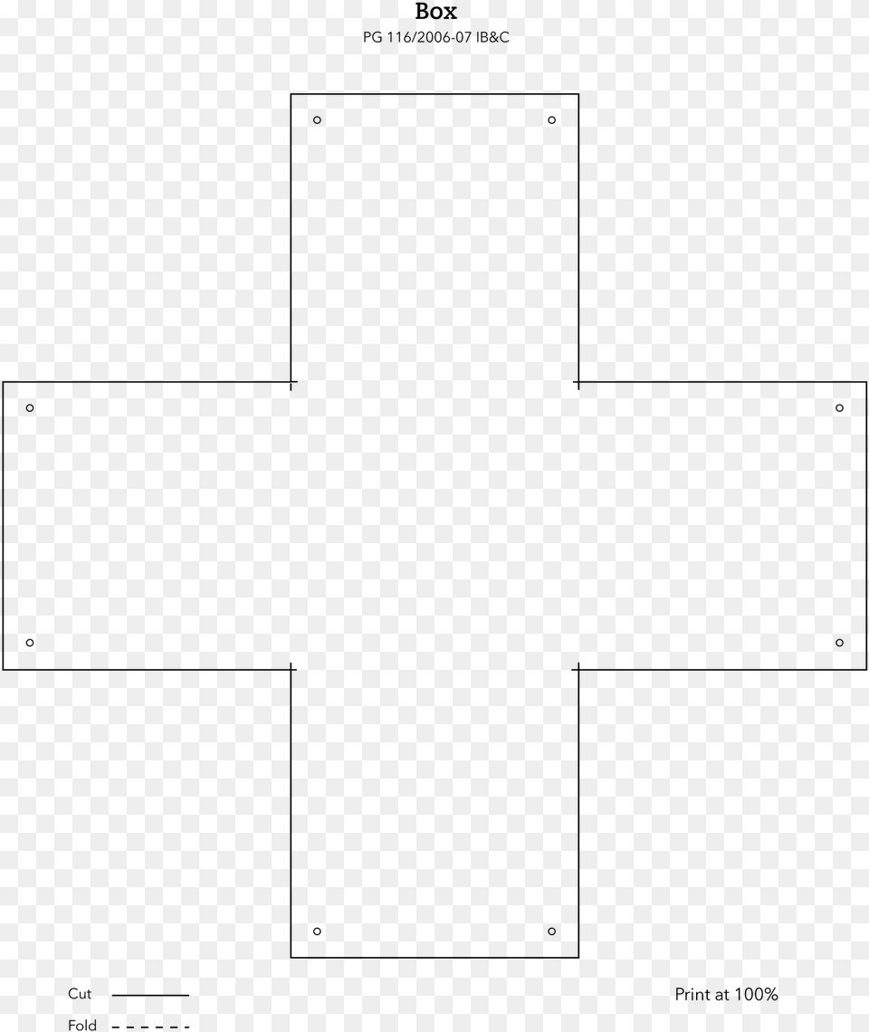 Image Of New Simple Paper Box Template Square, Gray Free Png Download