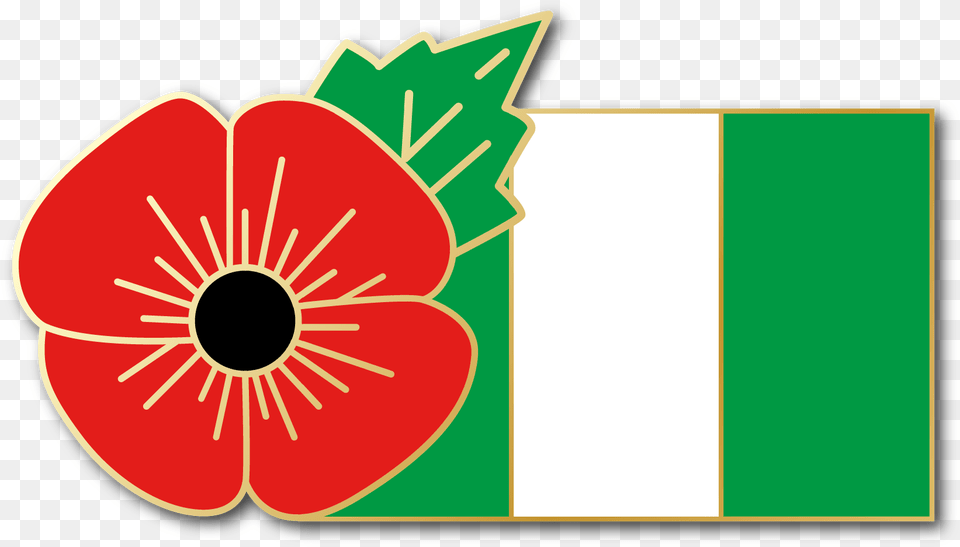 Image Of Nigeria Fmn Poppyflag Combo Medal, Food, Ketchup, Flower, Plant Free Transparent Png